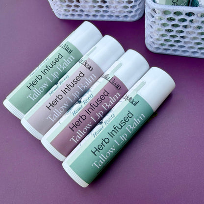 Herb Infused Tallow Lip Balm
