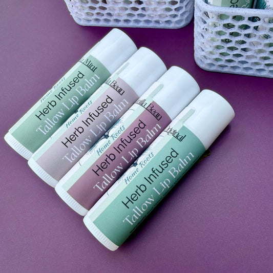 Herb Infused Tallow Lip Balm